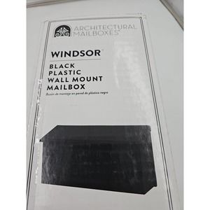 NEW OPEN BOX ARCHITECTURAL MAILBOXES | WINDSOR | BLACK